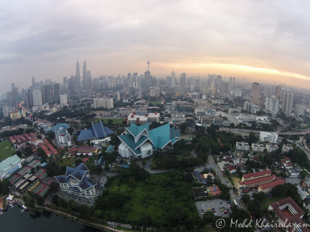 Aerial view of Taman Tasik Titiwangsa, Kuala Lumpur