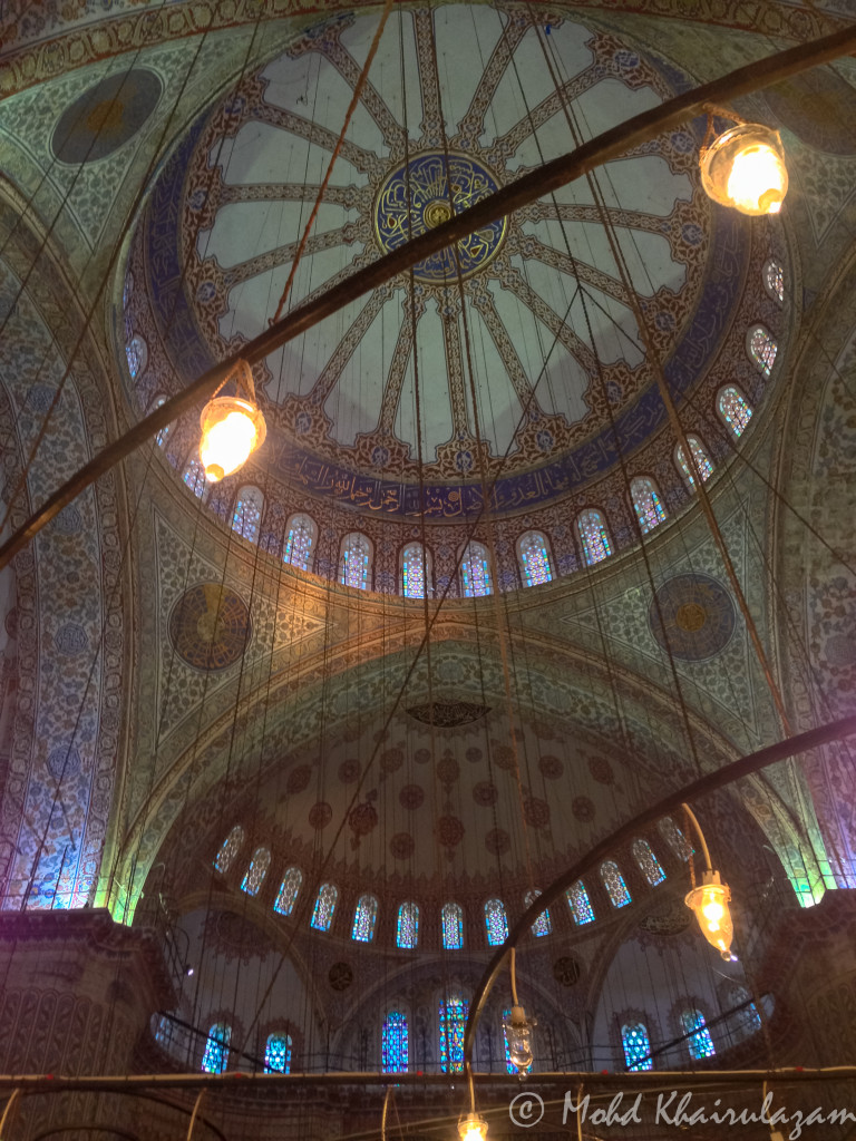 Main dome of Sultan Ahmed Mosque (Blue Mosque), Istanbul, Turkey