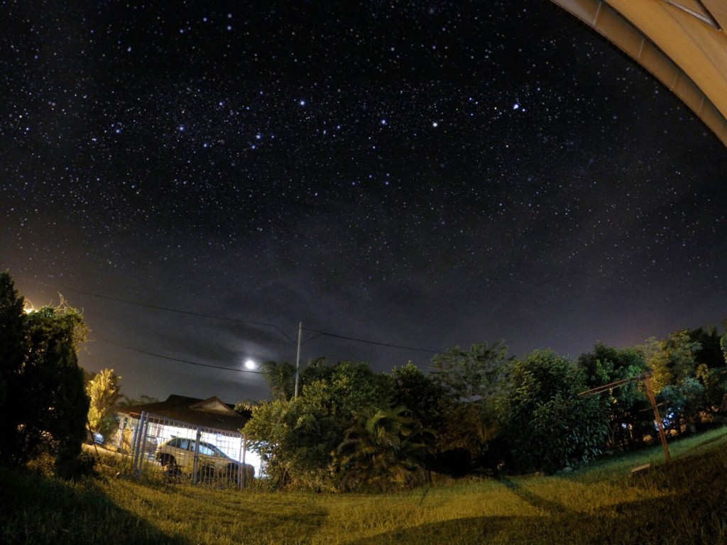 Milky Way in my backyard